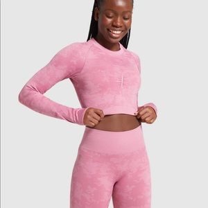 Brand New with Tags Gymshark Adapt Camo Seamless Crop Top, Sz Large